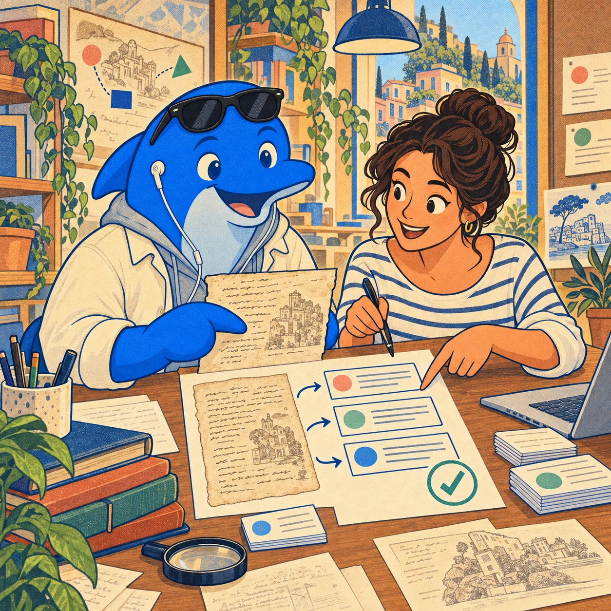 Schmitdy and an editor improving the structure of an existing page