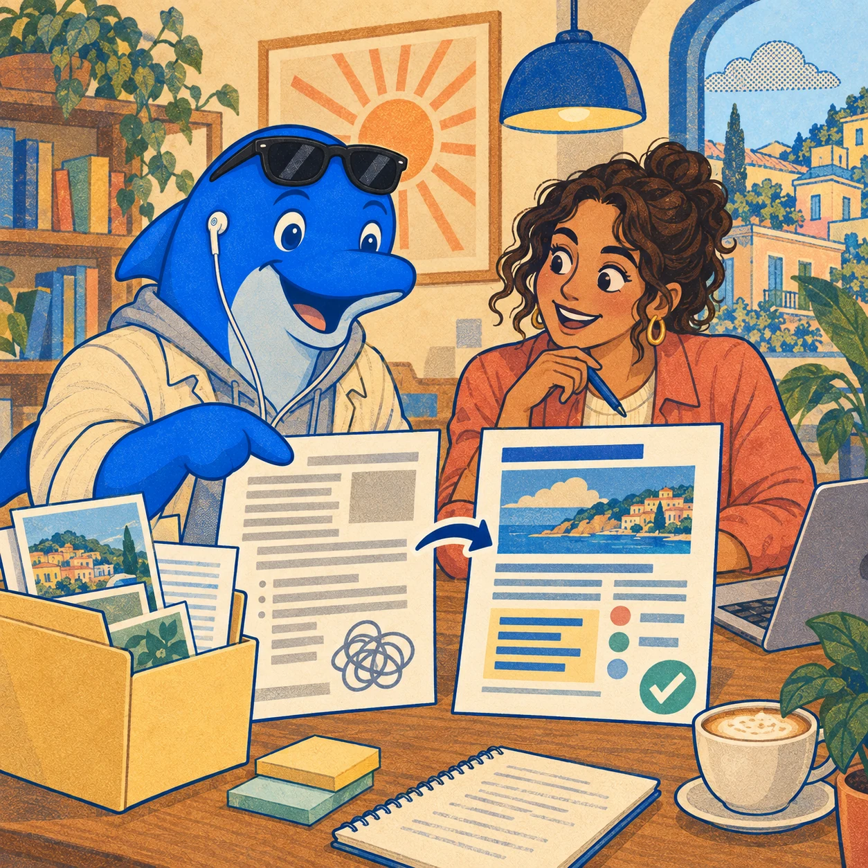 Schmitdy and an editor revising an existing business page