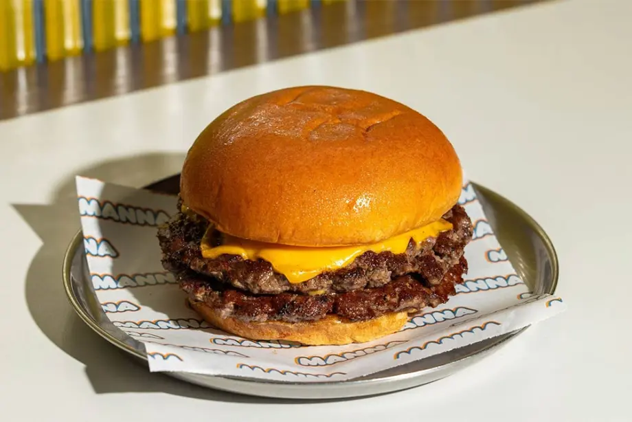 Burger bei Manna in Marylebone