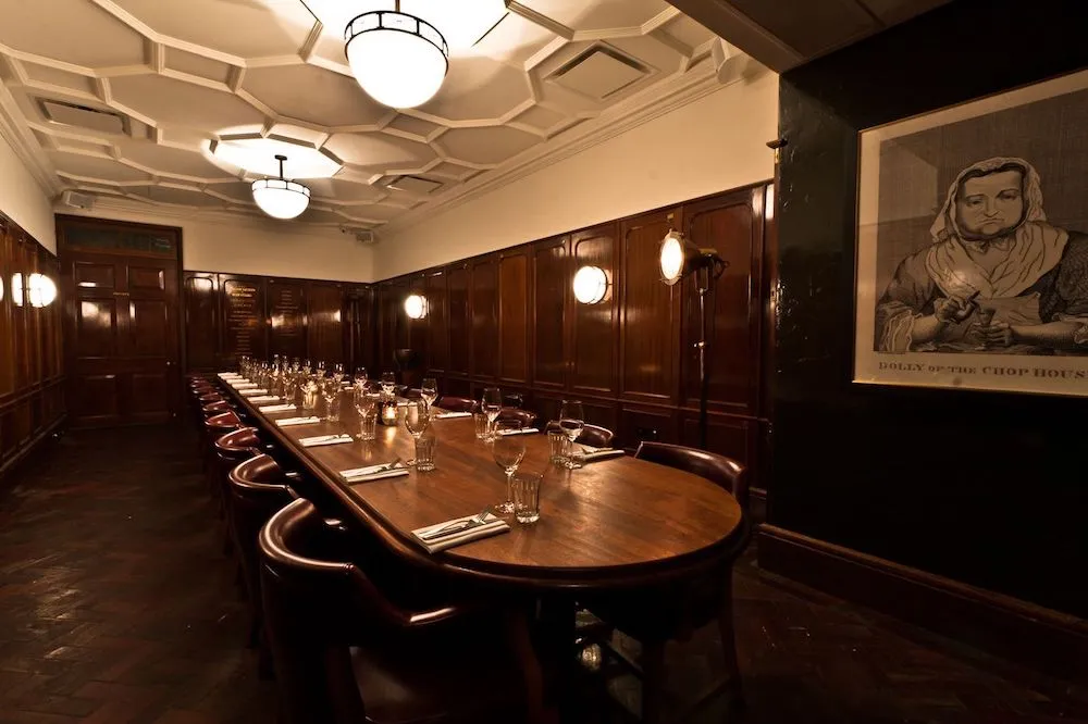 Der private Speiseraum im Hawksmoor Guildhall